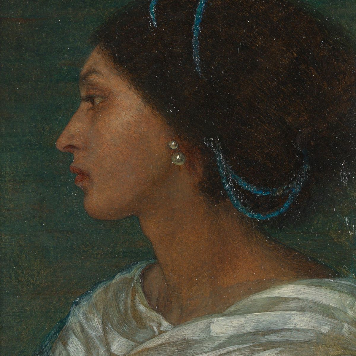 Painting of Woman in profile